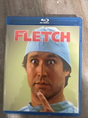 Fletch Blu-ray Disc - Blue & Red Cover